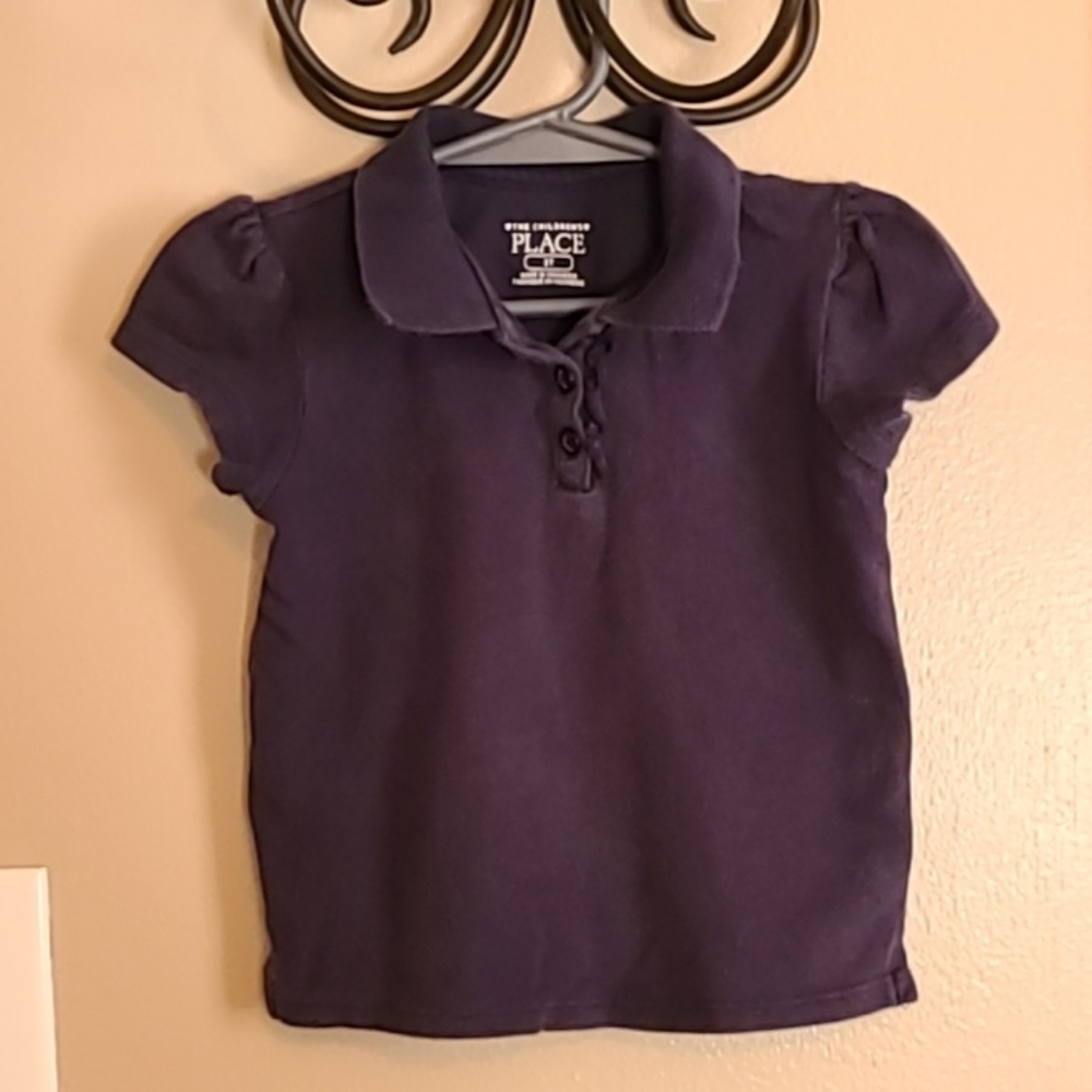 2T - The Children's Place - Navy Blue Uniform Polo Shirt